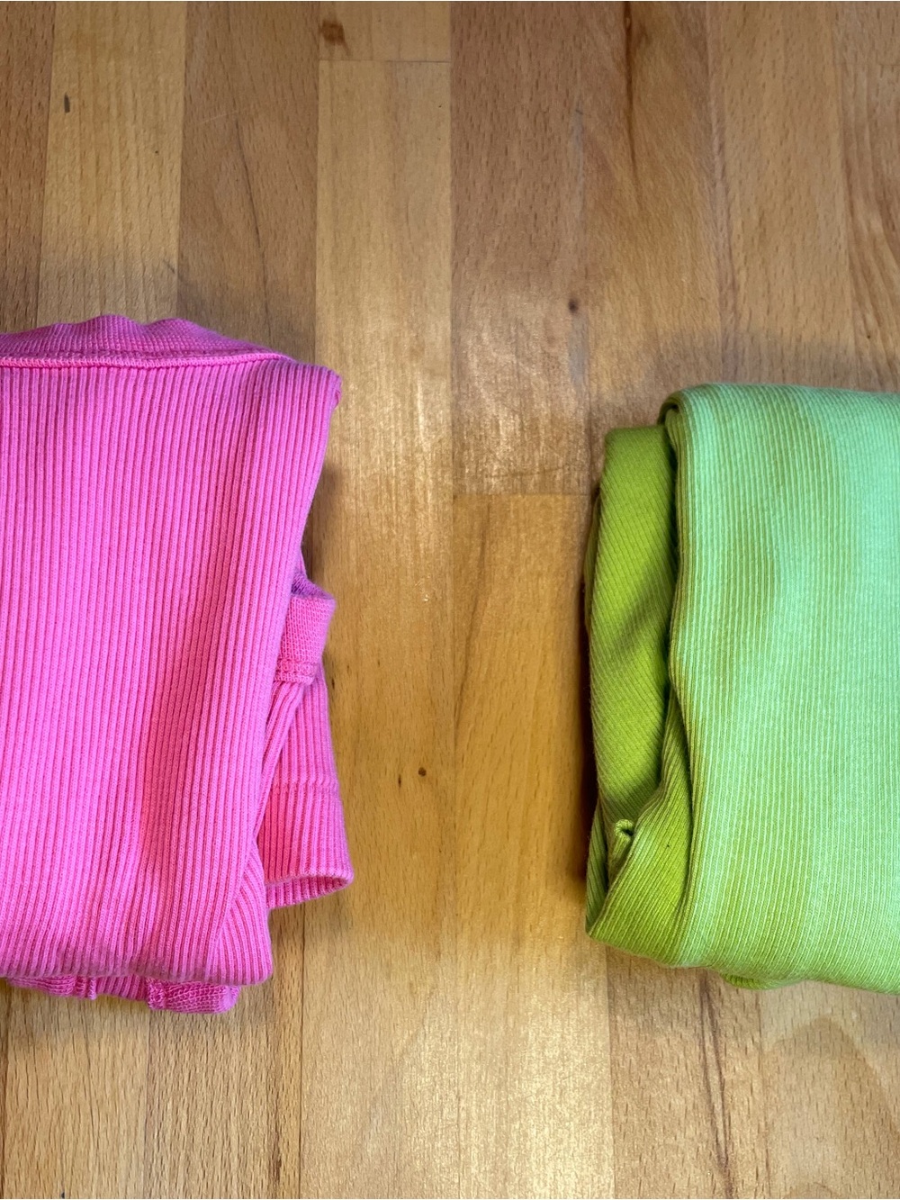 a new day Ribbed Tank Tops in Hot Pink and Lime Green